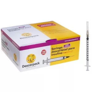 Agulha Para Seringa Insulina 13x45 - Descarpack