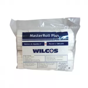 Algodão Rolete Master Roll 500un N°1 - Wilcos