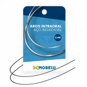 Arco Intraoral Inferior Crni Retangular 0.40x0.55mm 0.16x022 5072001 - Morelli