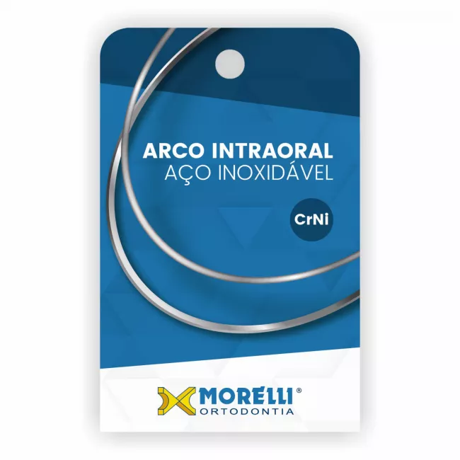 Arco Intraoral Superior Crni Redondo 0.50mm 0.20 5060004 - Morelli