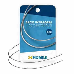 Arco Intraoral Superior Crni Redondo 0.50mm 0.20 5060004 - Morelli