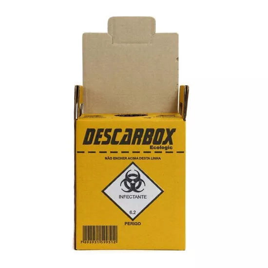 Coletor De Material Perfuro Cortante Descarbox Ecologic - Descarpack