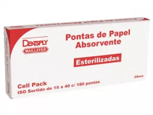 Cone De Papel Cell Pack Esterilizado 1° Série 15 - 40 - Dentsply
