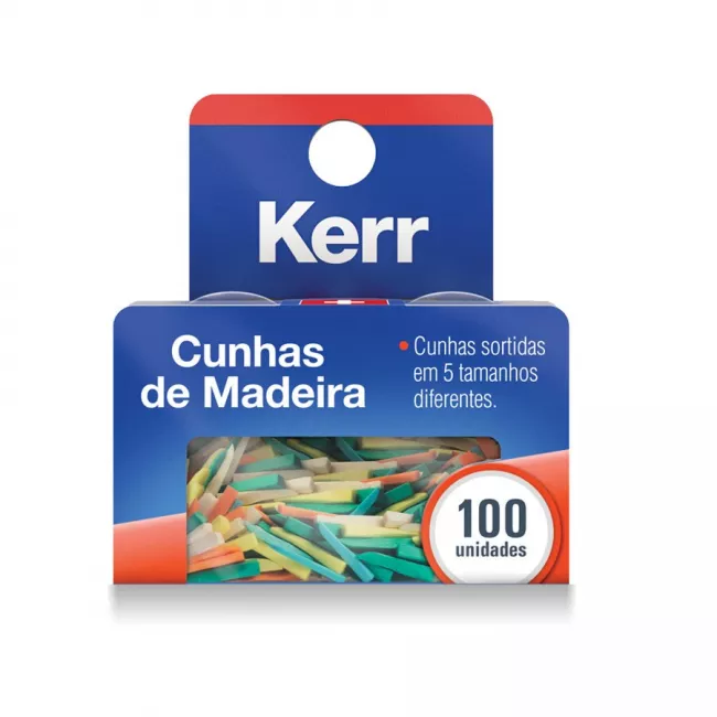 Cunha De Madeira Colorida Sortidas - Kerr