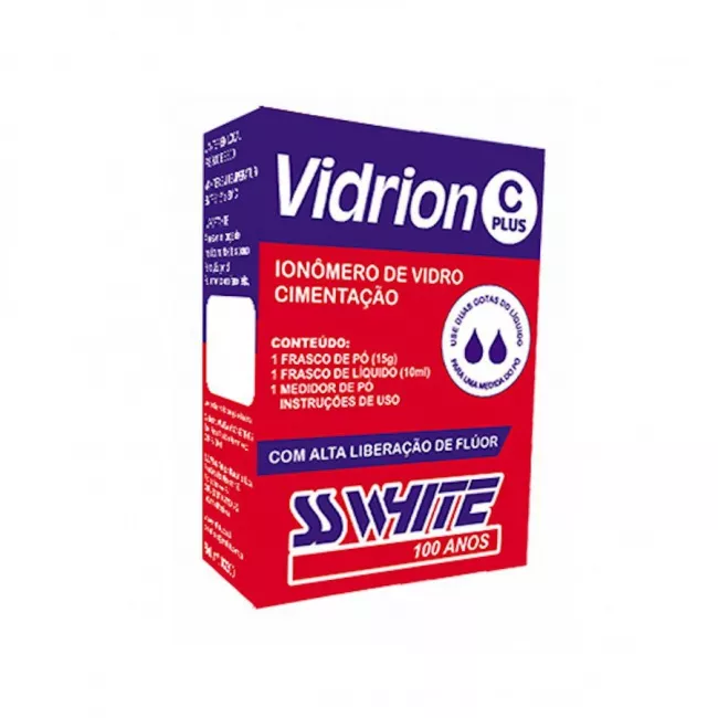 Ionômero Químico Vidrion Plus Para Cimentação Kit - Sswhite