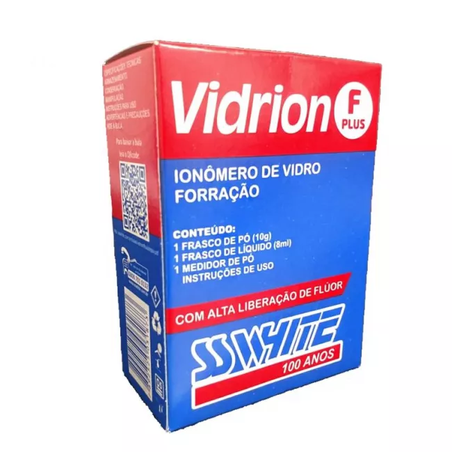 Ionômero Químico Vidrion Plus Para Forracao Kit - Sswhite