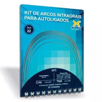 Kit De Arcos Intraorais Para Autoligado 5014901 - Morelli