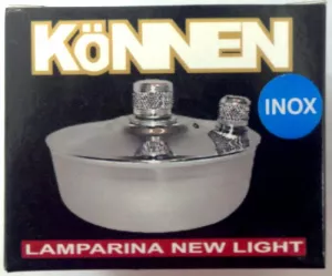 Lamparina De Inox New Light 60ml - Konnen