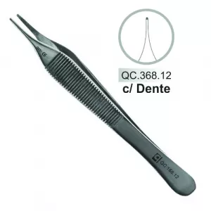 Pinça Adson Dente 12cm Qc36812 - Quinelato