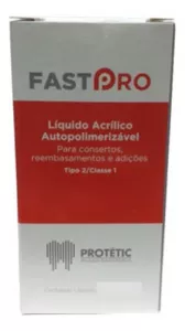Resina Acrílica Autopolimerizável Fastpro 225g Incolor - Protetic