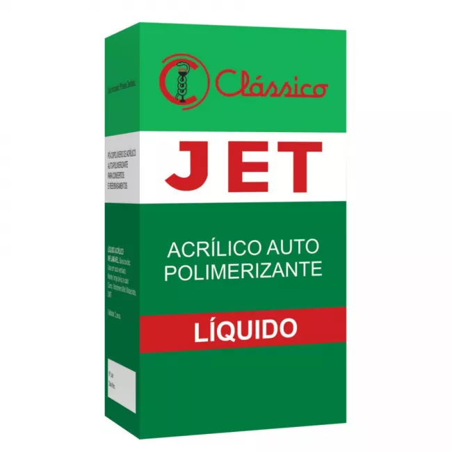 Resina Acrílica Autopolimerizável Jet Líquido 120ml - Classico