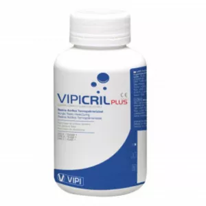 Resina Acrilíca Termopolimerizável Vipicril Plus Com Crosslink 500ml - Vipi