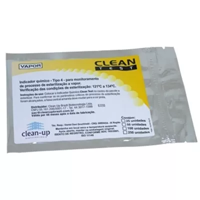 Teste Químico Vapor Clean Test Classe - 4 - Clean Up